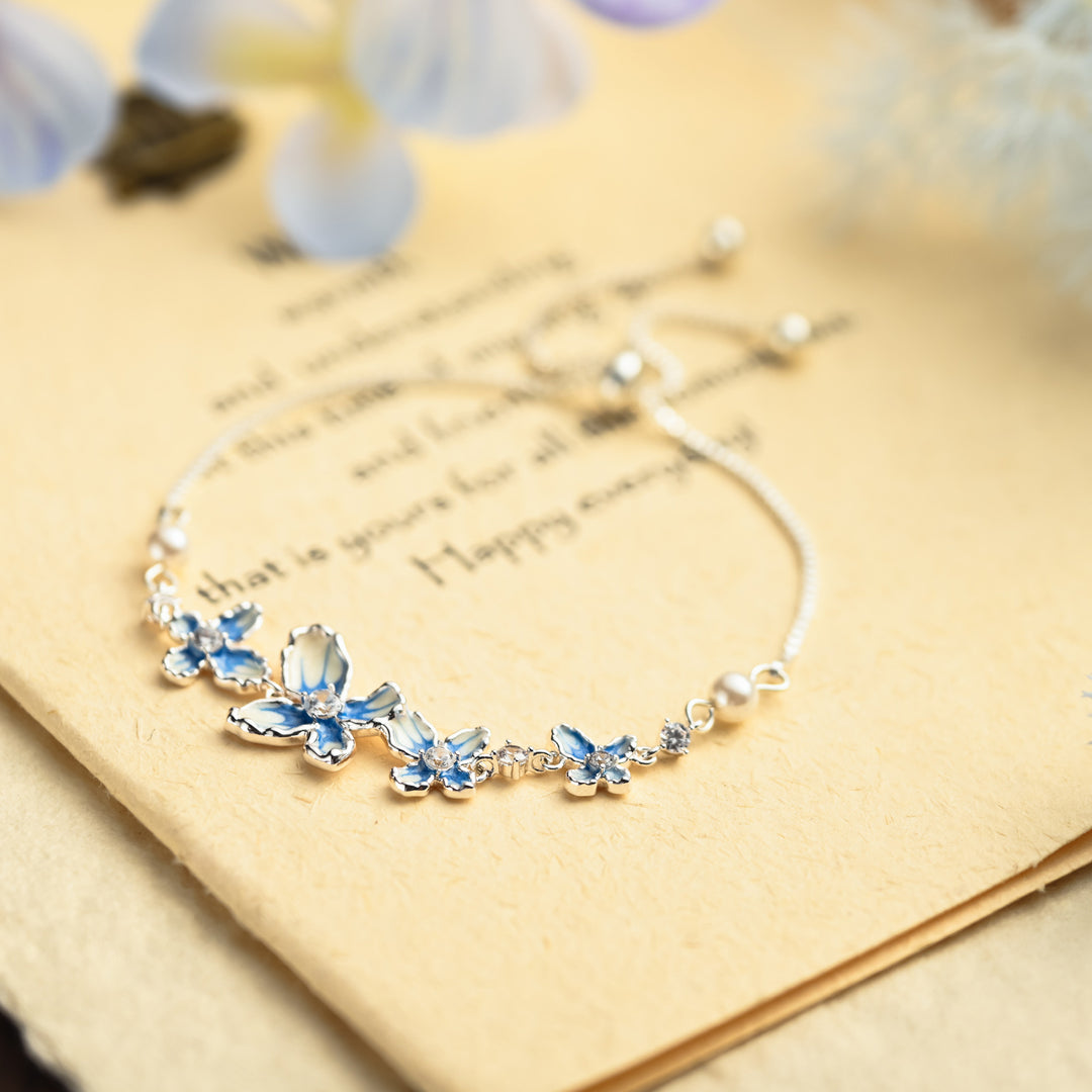 Silver Butterfly Bracelet