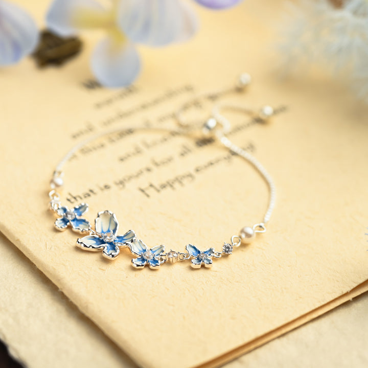 Silver Butterfly Bracelet