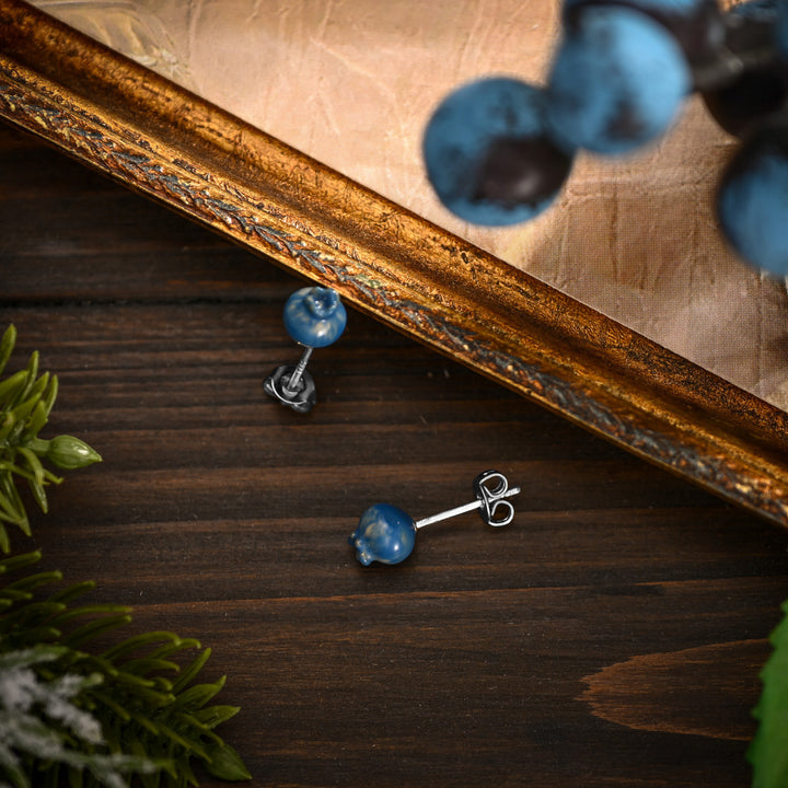 Blueberry Stud Earrings