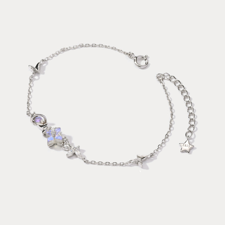 Selenichast Flower Planet Silver Bracelet