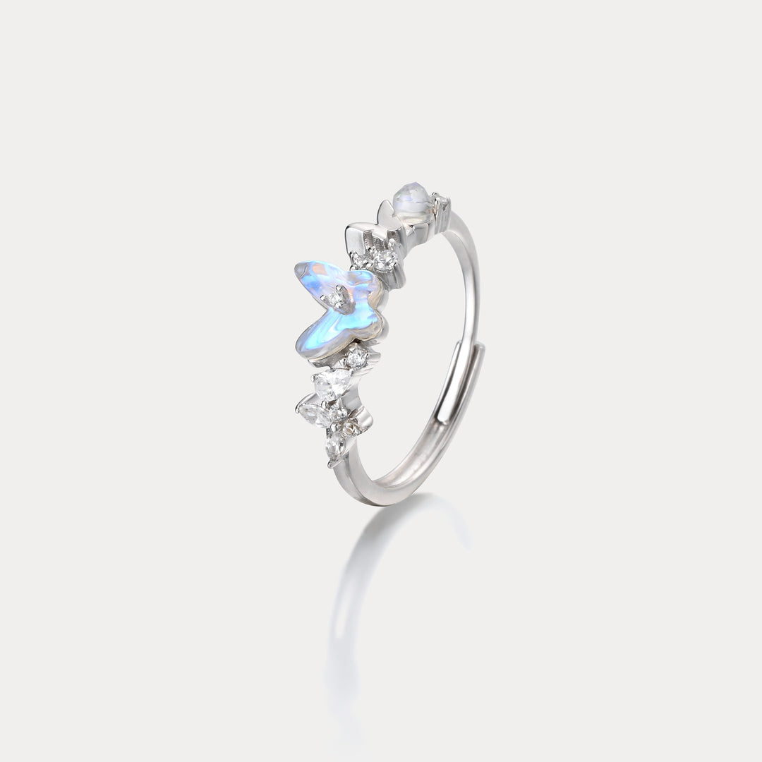 Selenichast Butterfly Silver Ring
