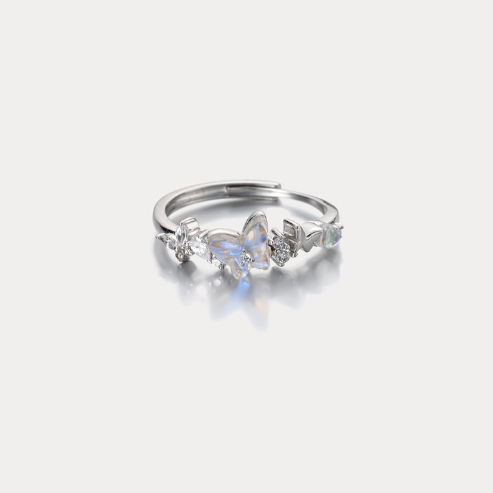 Selenichast Butterfly Silver Ring