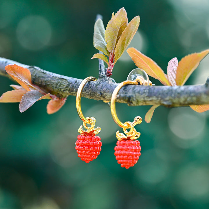Selenichast Raspberry Earrings