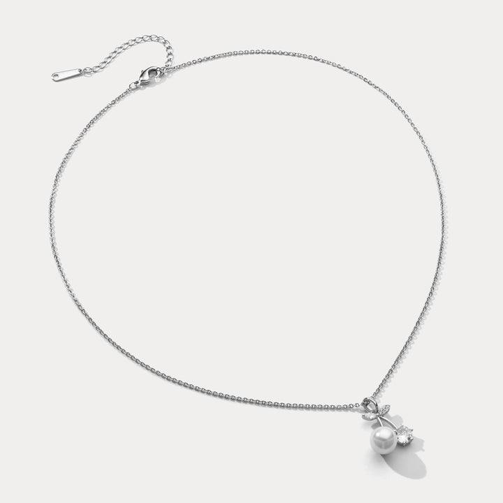 Cherry Pearl Pendant Necklace