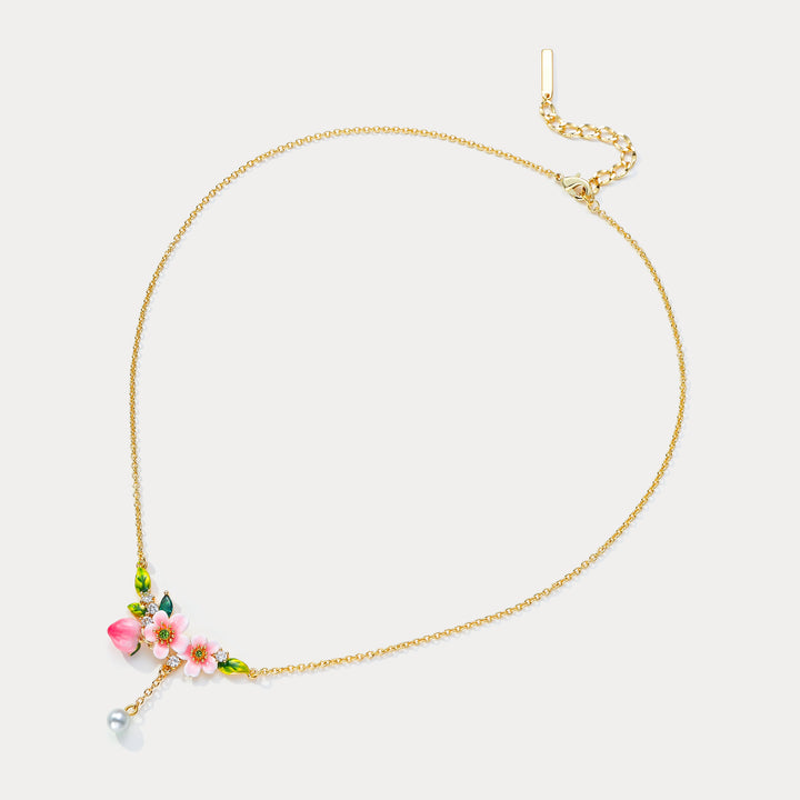 Peach Blossom Necklace