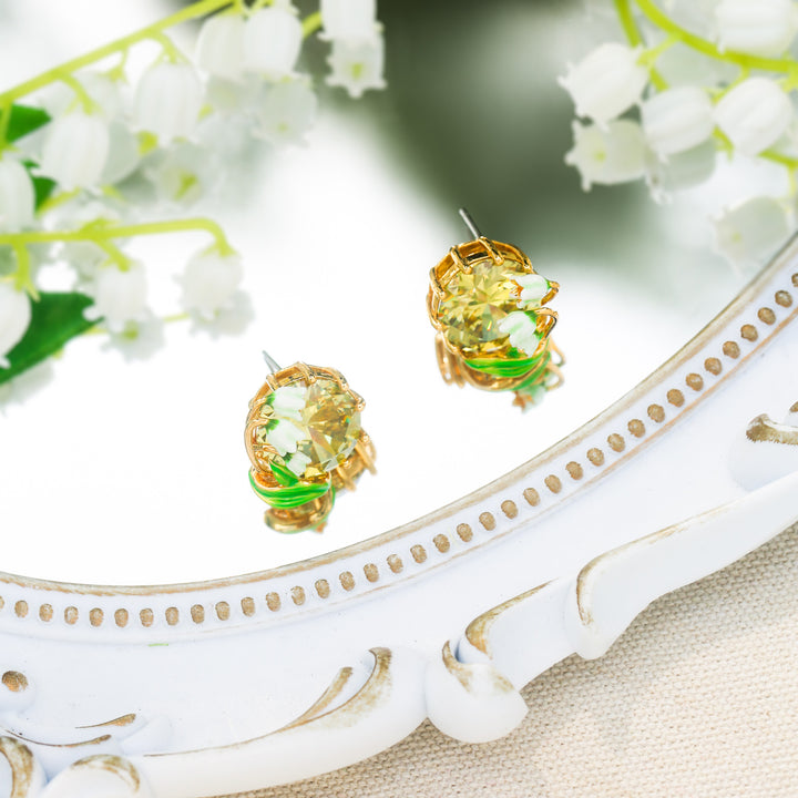 Lily of the Valley Citrine Earrings
