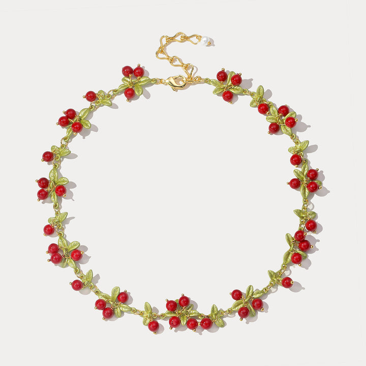 Selenichast Cranberry Necklace