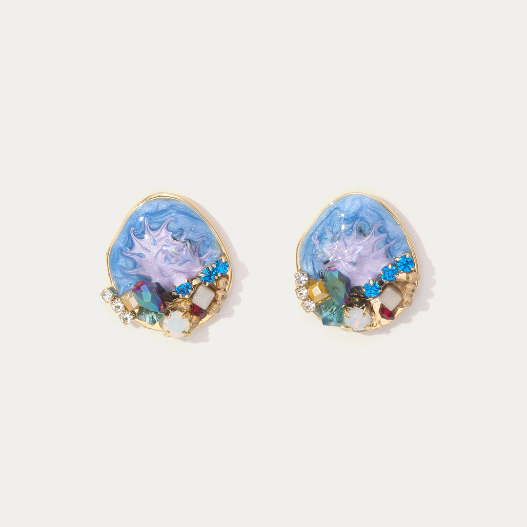 Selenichast Ocean Gemstone Earrings