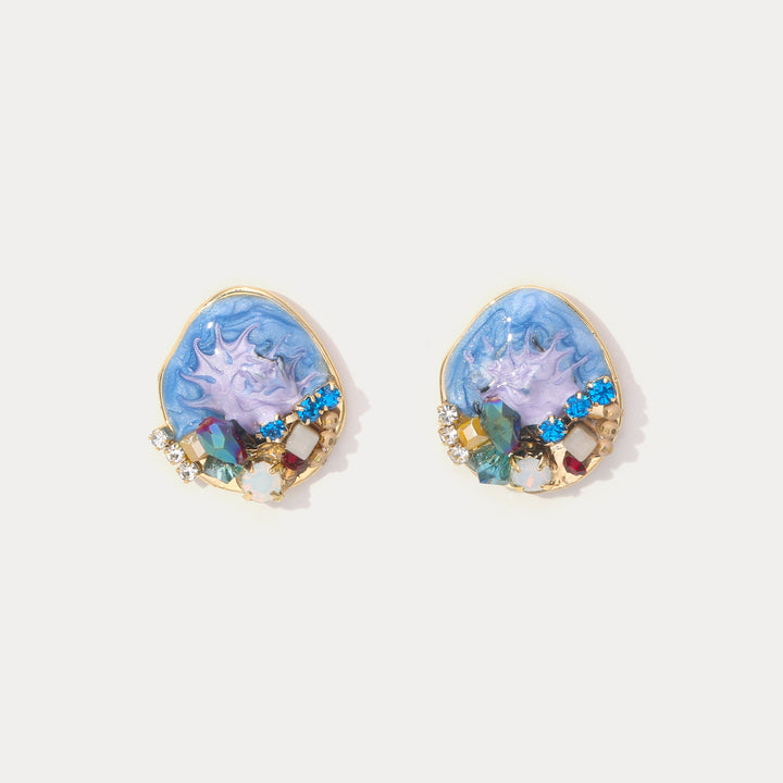 Selenichast Ocean Gemstone Earrings