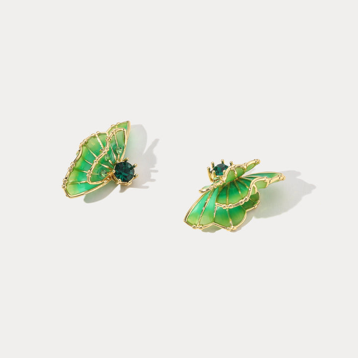 Green Earrings