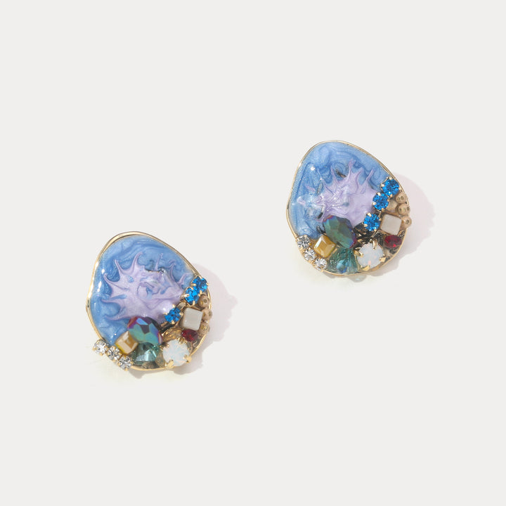 Selenichast Ocean Gemstone Earrings