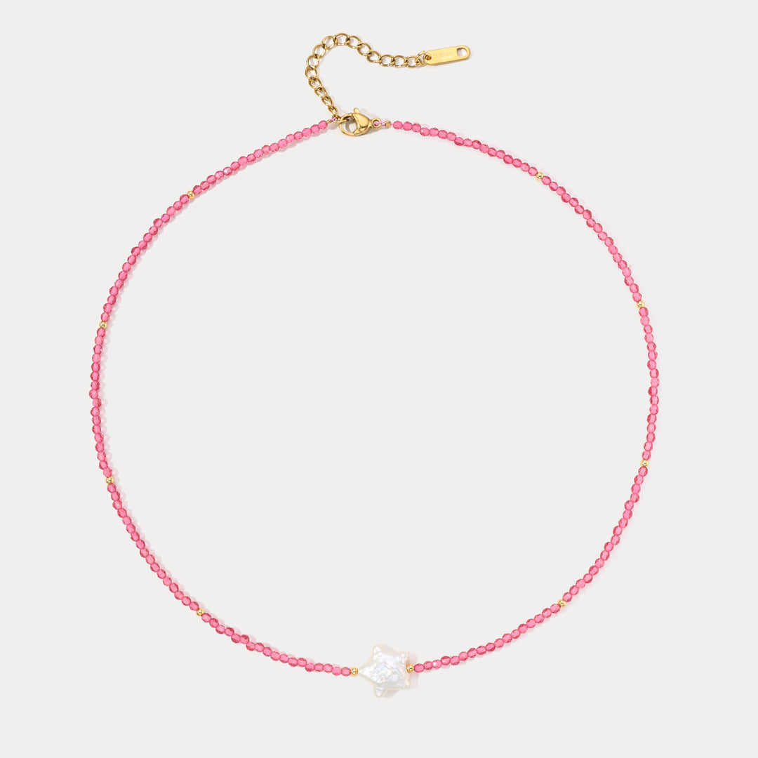 Star Pearl Bead Necklace