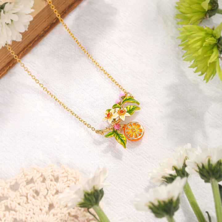 Orange Blossom Necklace