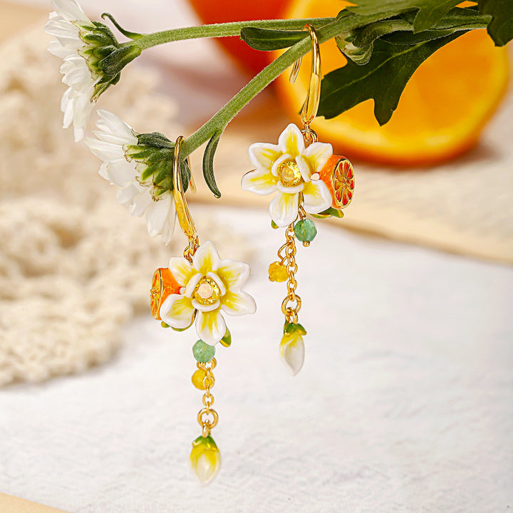 Orange Blossom Earrings