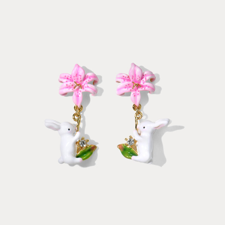 Selenichast Lily Rabbit Earrings