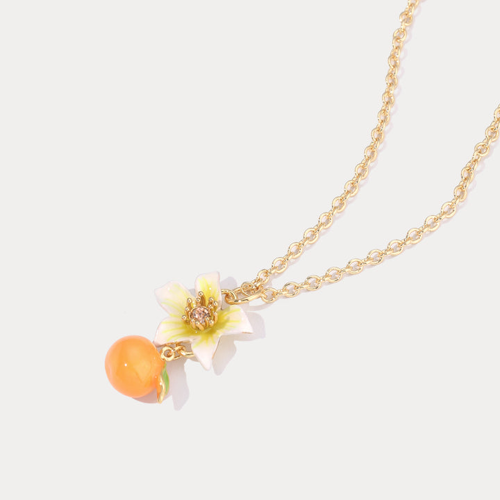 Statement Orange Necklace