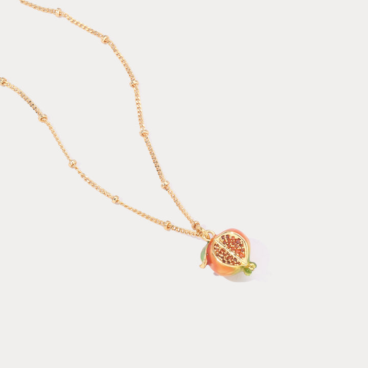 Pomegranate Seed Necklace