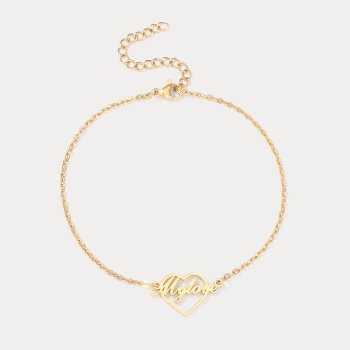 Selenichast Personalized Heart Bracelets