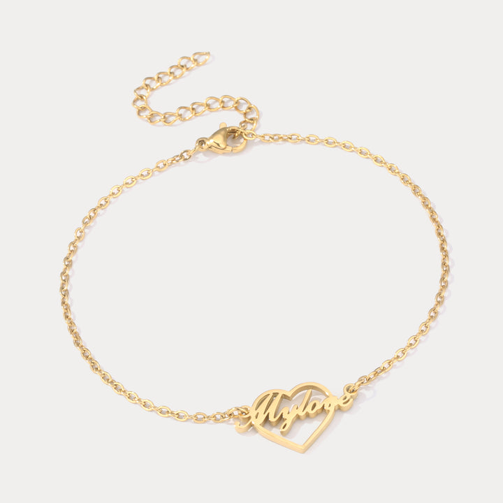 Selenichast Personalized Heart Bracelets