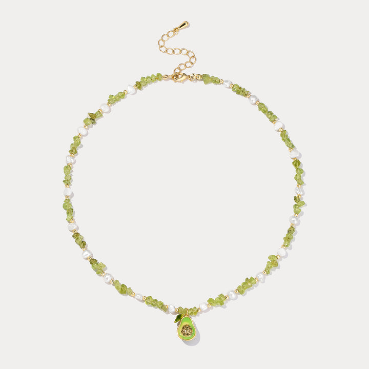 Selenichast Pearl Avocado Necklace