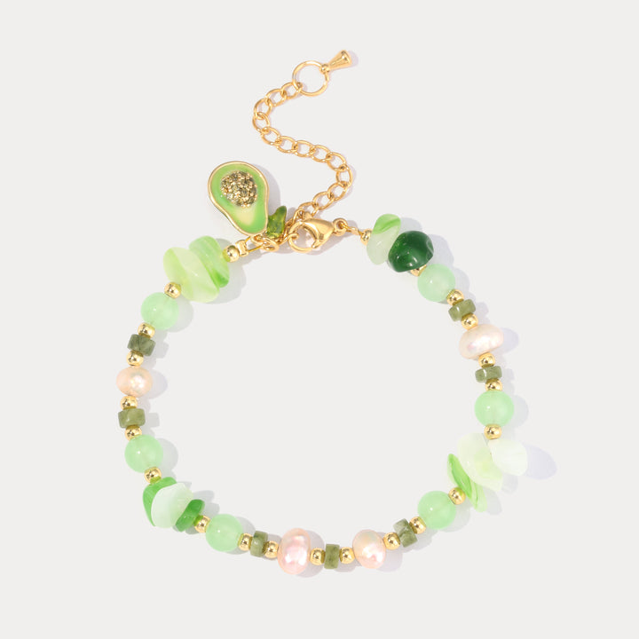 Selenichast Pearl Avocado Bracelet