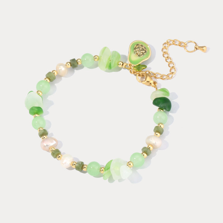 Green Beaded Bracelet