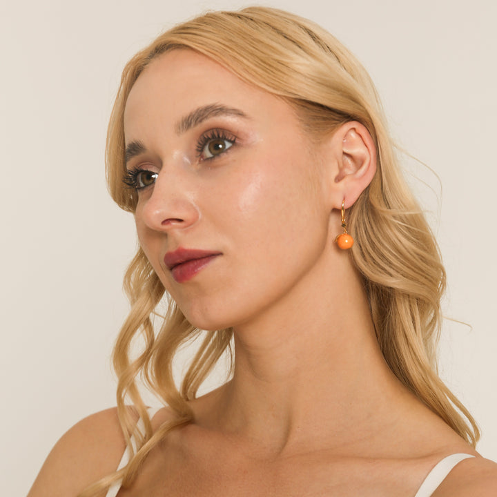 Aretes de naranja