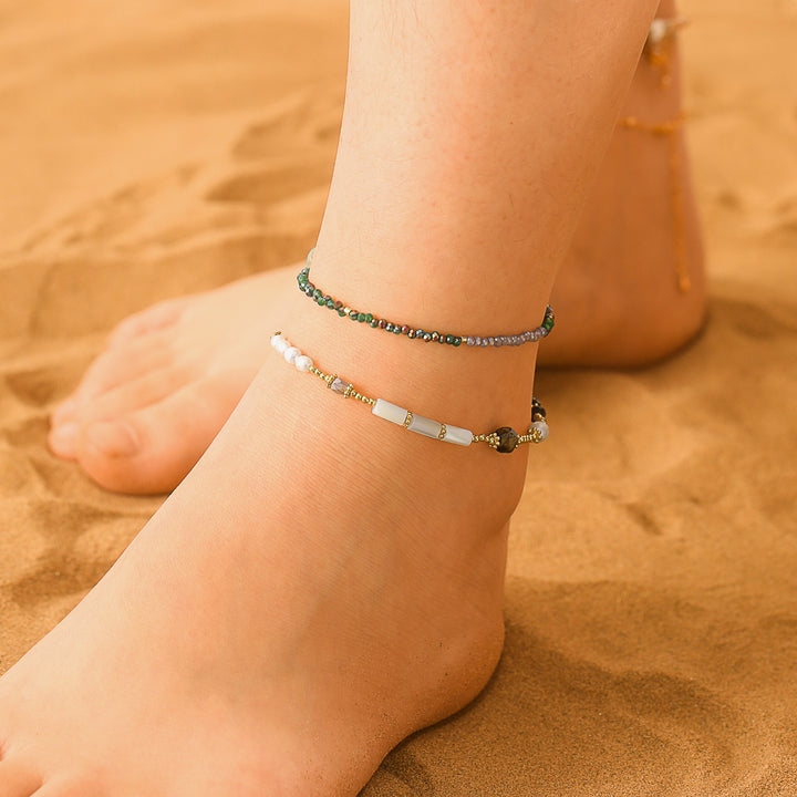 우아한 구슬 anklet