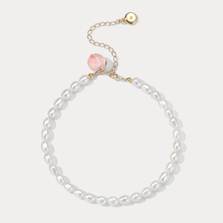 Selenichast Peach Pearl Anklet