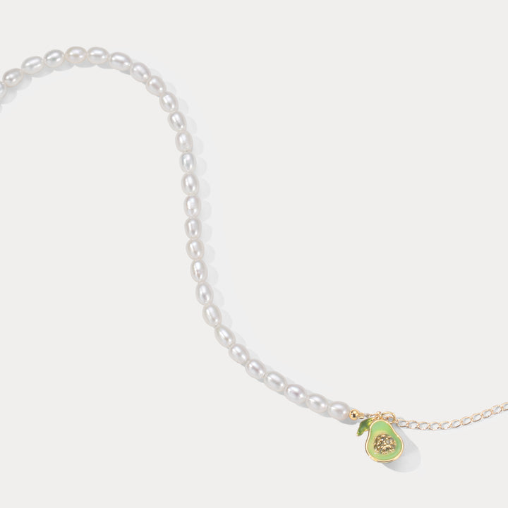 Selenichast Avocado Pearl Anklet