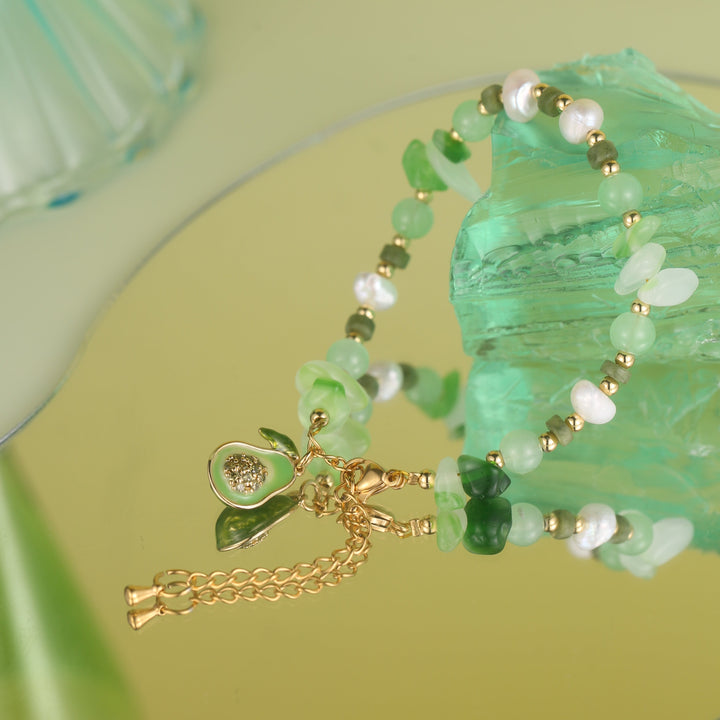 Bracelet de perle avocat