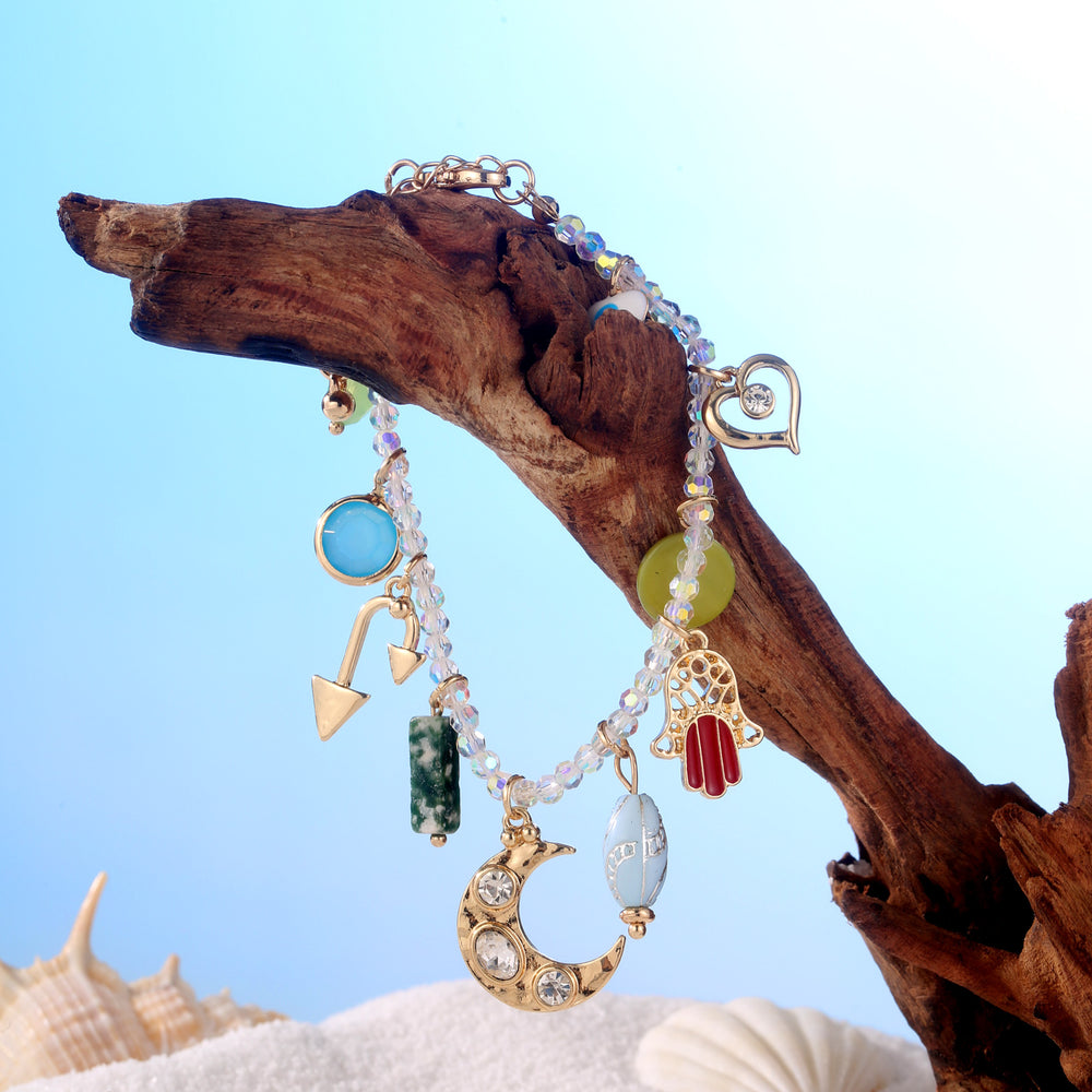 Selenichast Evil Eye Colorful Beaded Bracelet