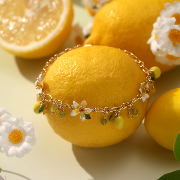 Delicate Lemon Bracelet