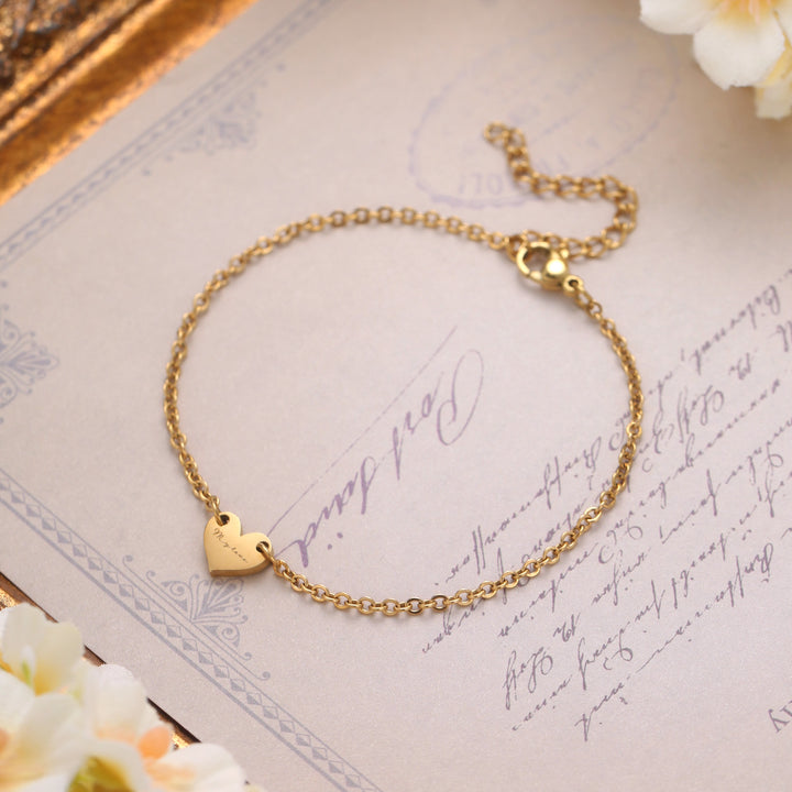 Selenichast Personalized Heart Bracelet