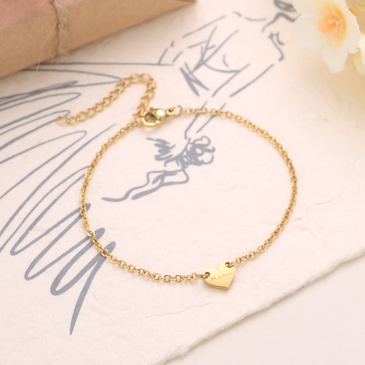 Selenichast Personalized Heart Bracelet