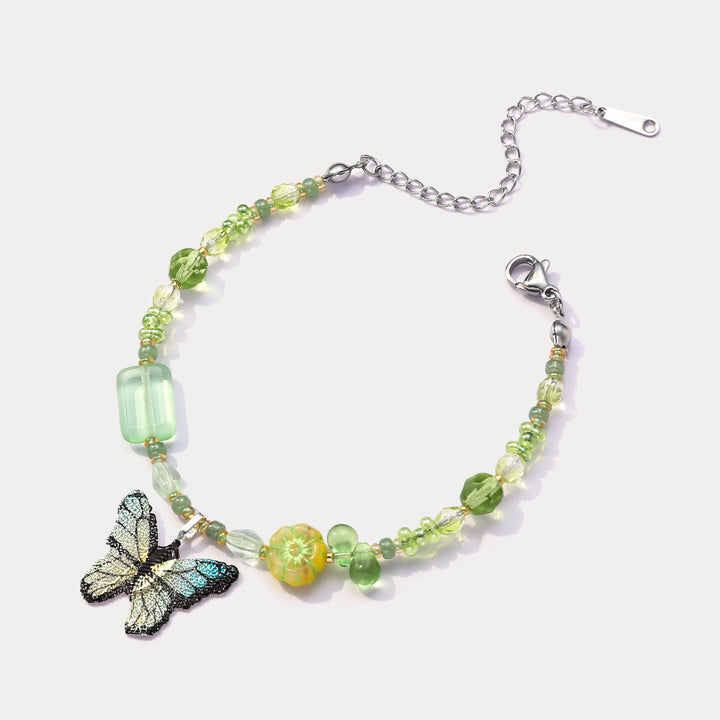 Green Butterfly Bracelet