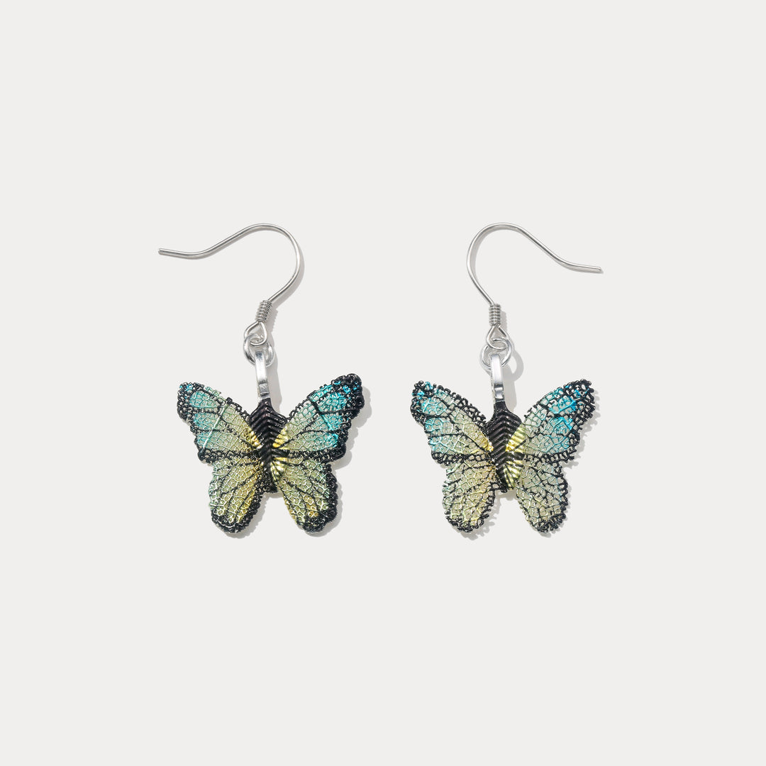 Selenichast Green Butterfly Earrings
