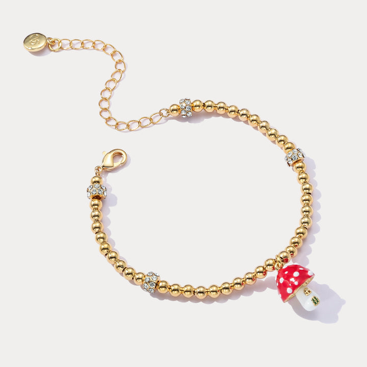 Mushroom Charm Bracelet