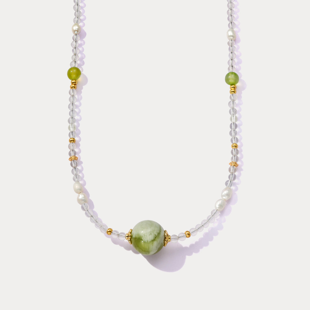 Selenichast Serpentine Jade Necklace