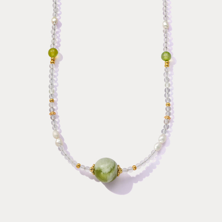 Selenichast Serpentine Jade Necklace