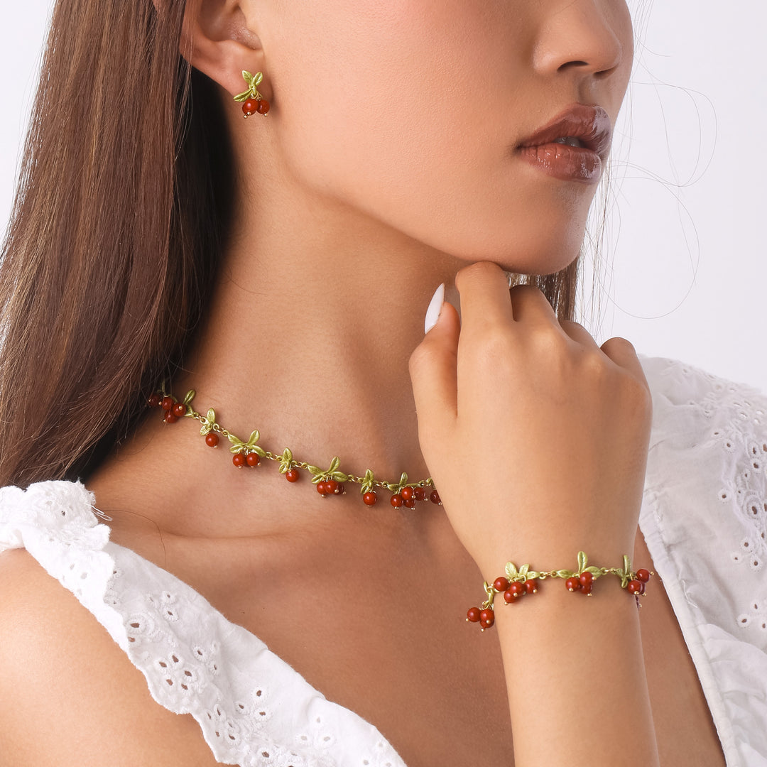 Bracelet aux canneberges