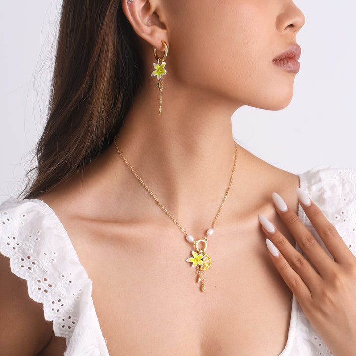 Aretes de limón