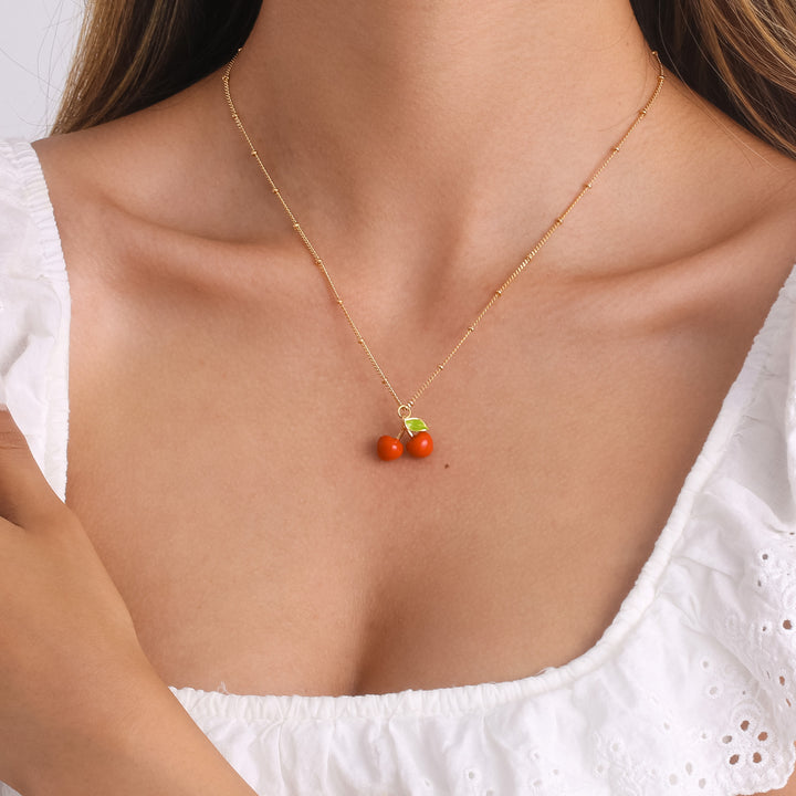 Selenichast Cherry Necklace