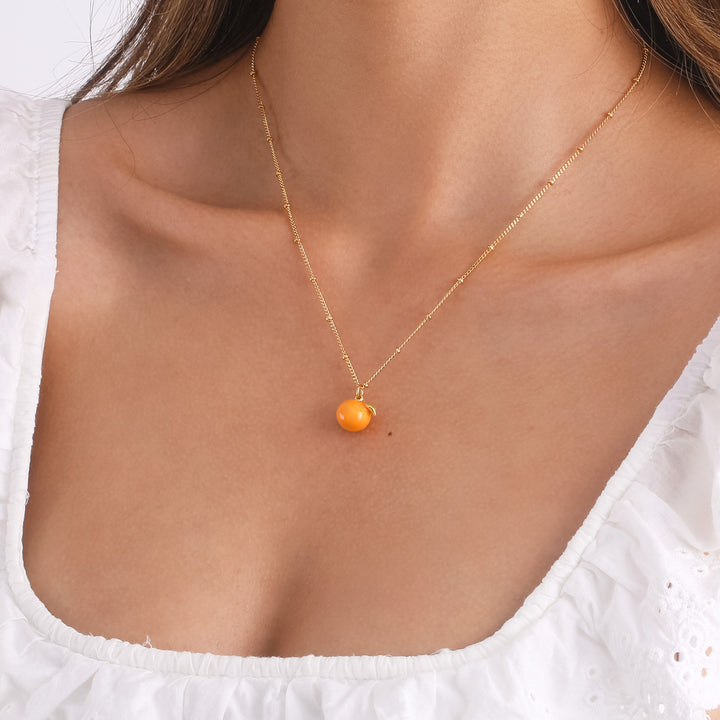 Collana arancione