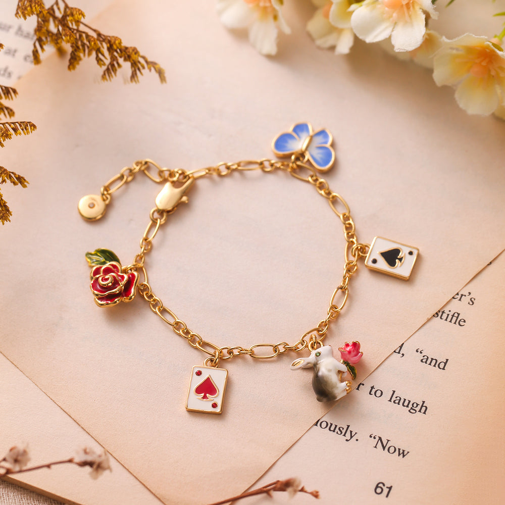 Gold Secret Garden Rabbit Bracelet