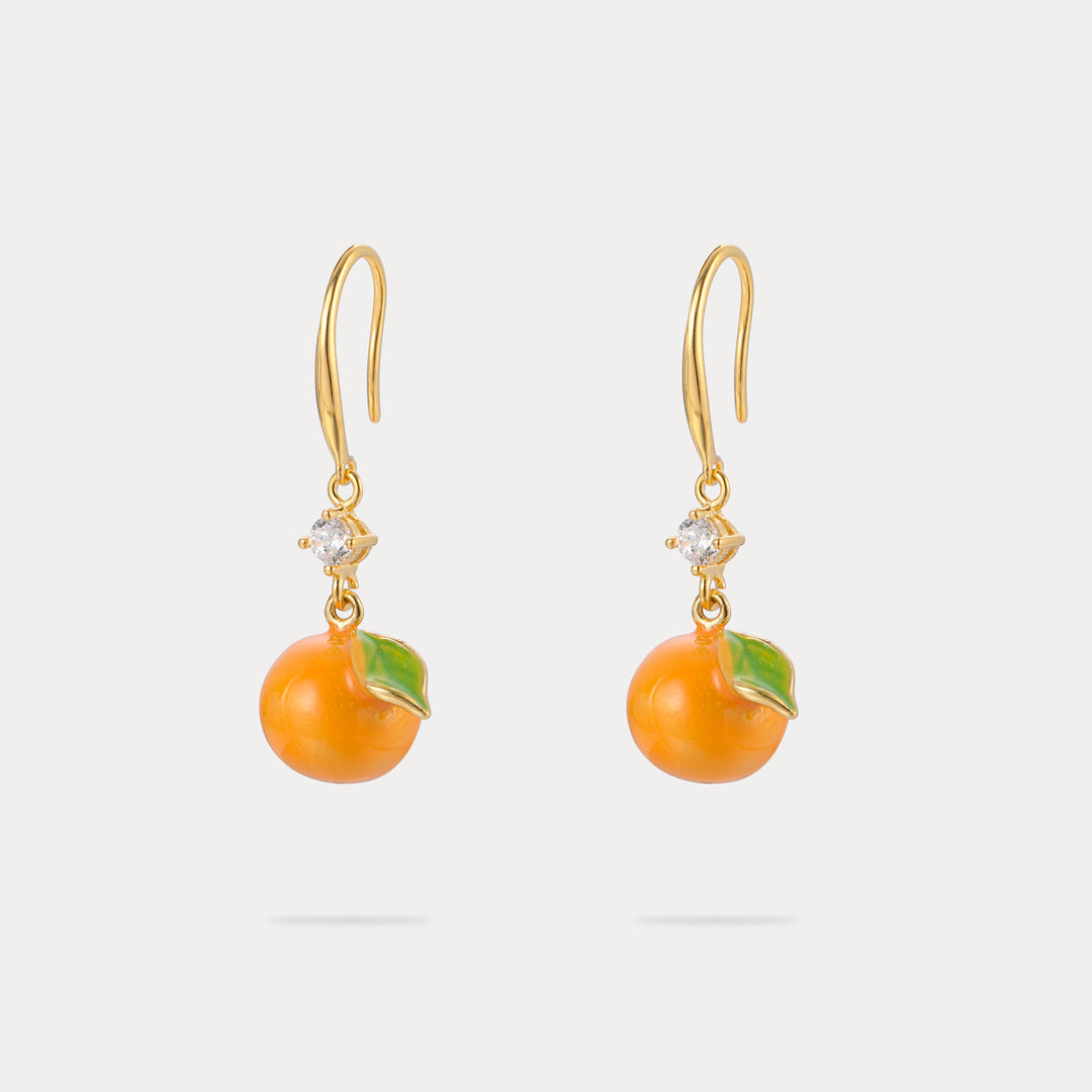 Orange Earrings