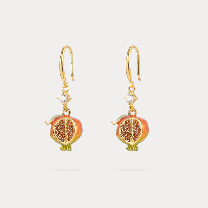 Pomegranate Earrings