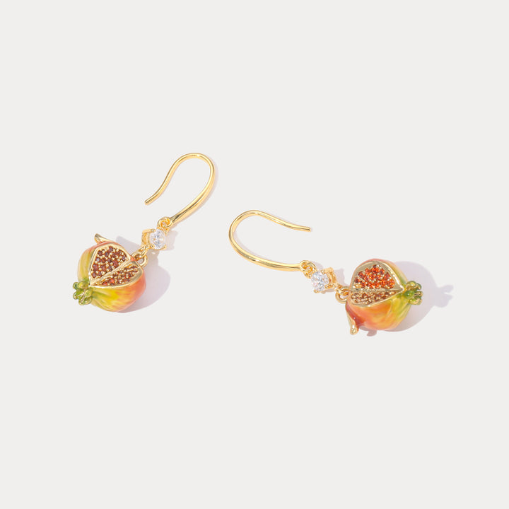 Pomegranate Earrings