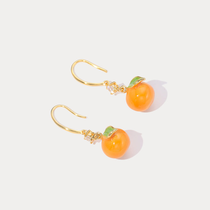 Orange Earrings