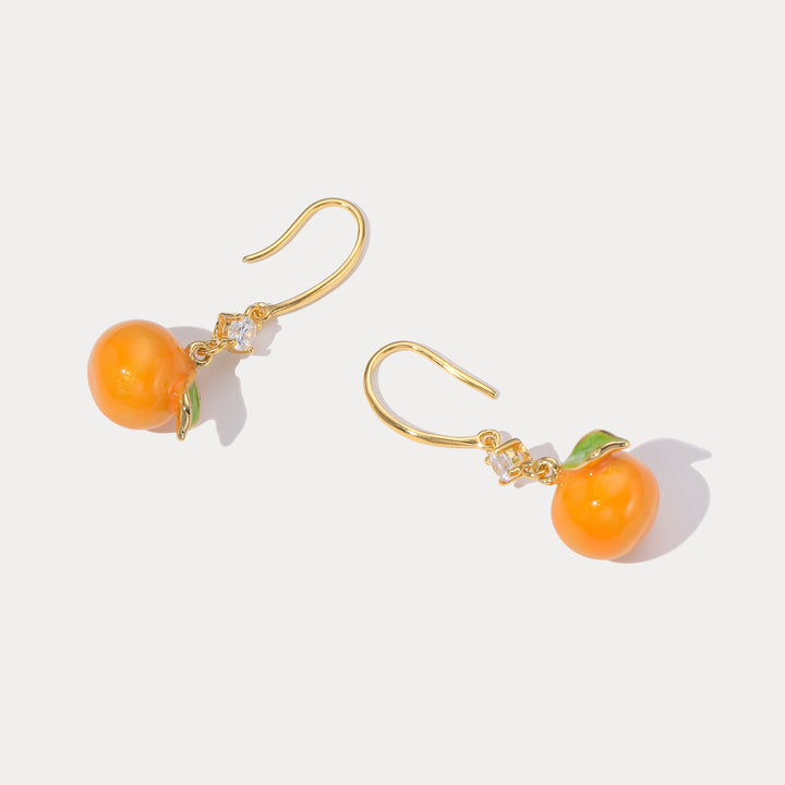 Orange Earrings